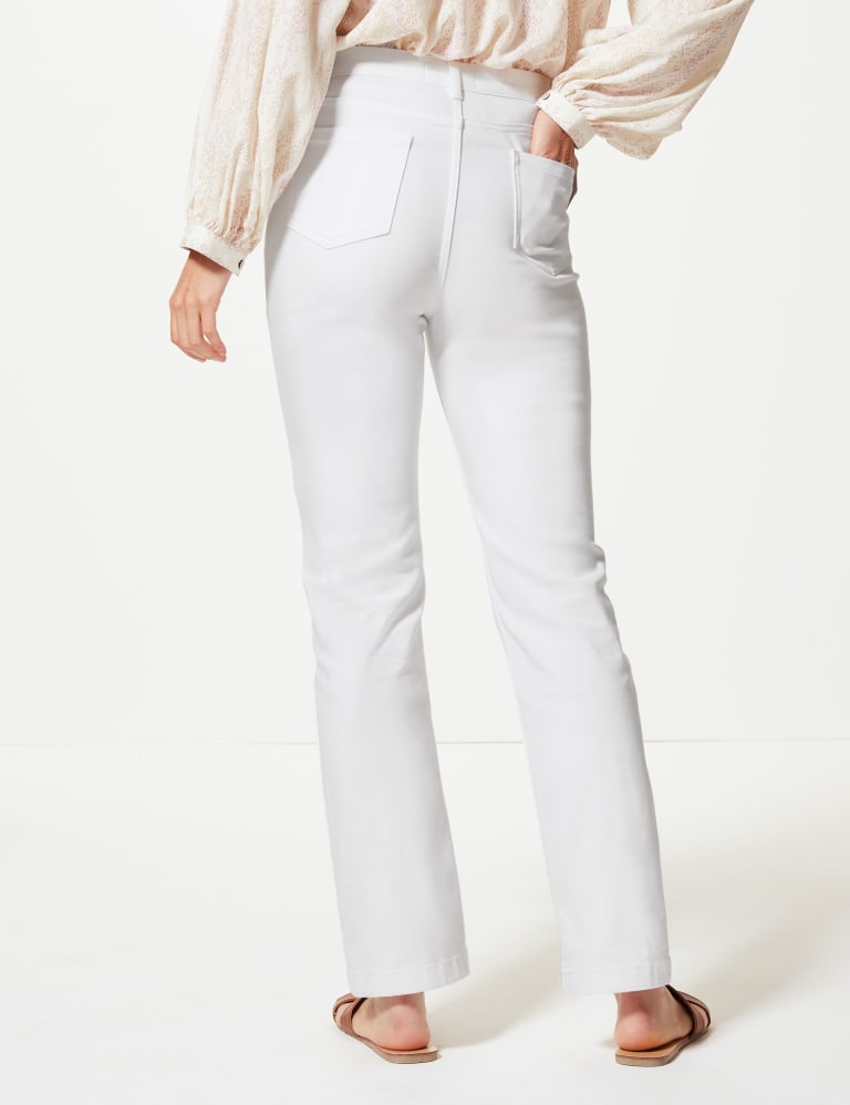Roma Rise Straight Leg Jeans