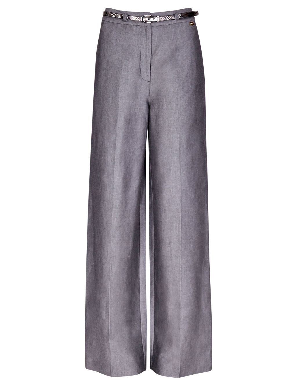 Roma Rise Wide Leg Belted Trousers 1 of 4