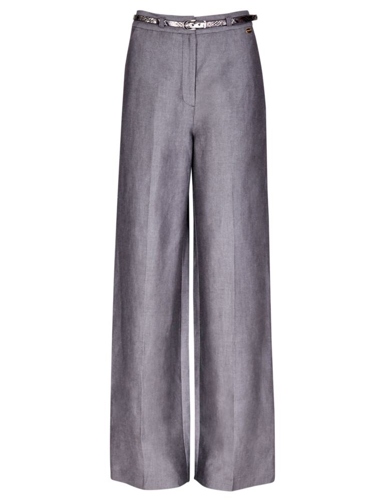 Roma Rise Wide Leg Belted Trousers 2 of 4