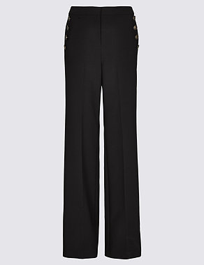 Roma Rise Wide Leg Trousers Image 2 of 4
