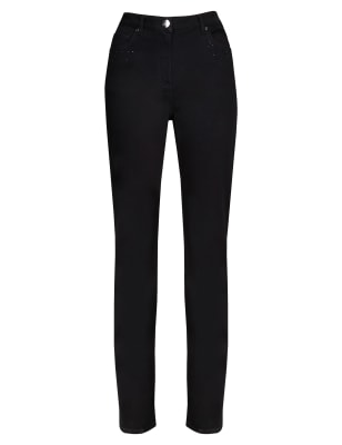 Roma Straight Leg Embellished Jeans 