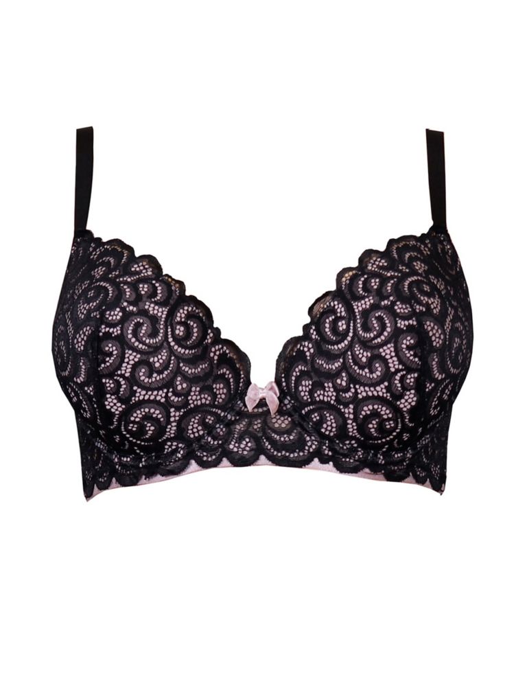 Romance Wired Plunge Push-Up Bra A-DD 2 of 6