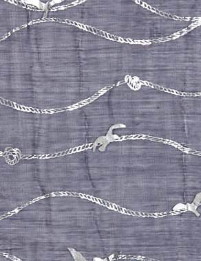 Rope & Bird Print Scarf with Modal Image 2 of 3
