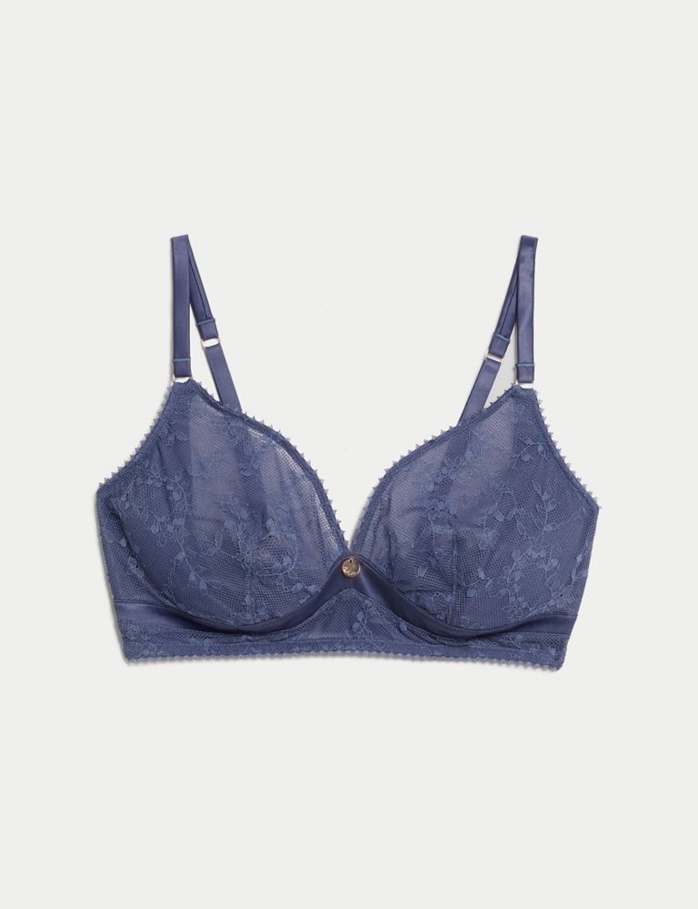 Rosa Floral Lace Non Wired Bralette A-E 2 of 7