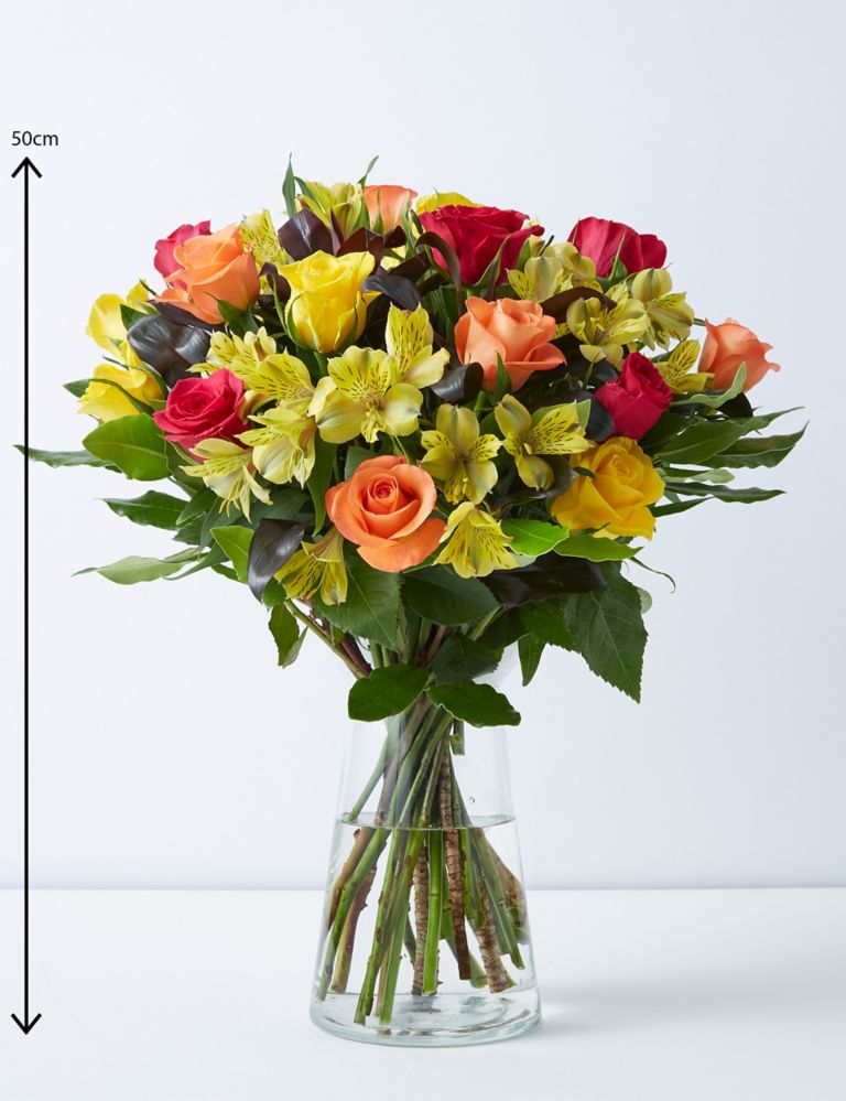 Rose & Alstroemeria Bouquet - Last Chance to Buy 4 of 6
