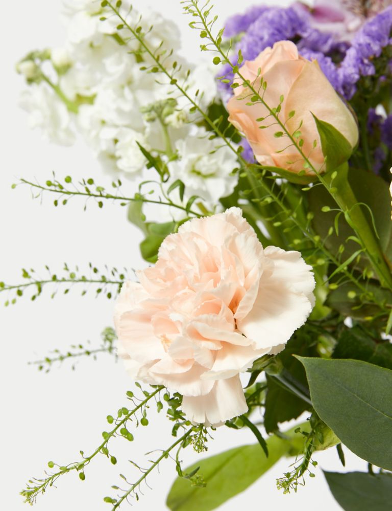 Rose, Alstroemeria & Spray Stock Bouquet 4 of 5