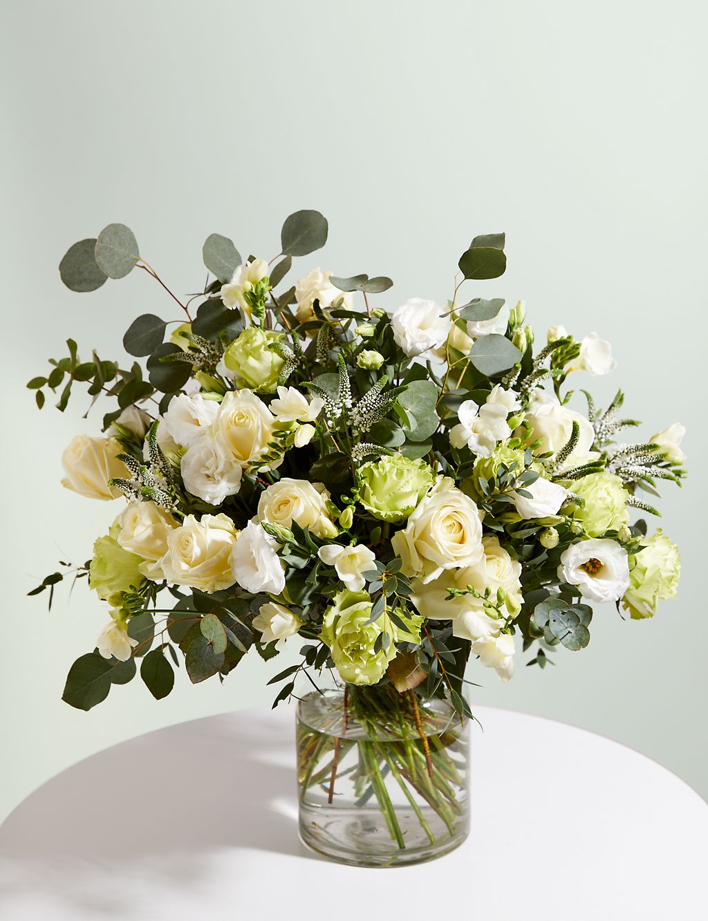 Rose, Freesia & Eucalyptus Bouquet 2 of 7