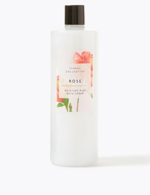 Rose Bath Cream 500ml | Floral Collection | M&S