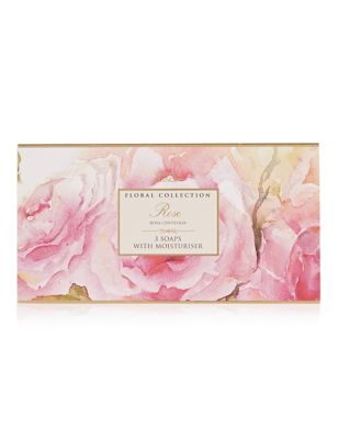 Rose Soap Set | Floral Collection | M&S