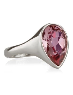 Rose Tear Drop Ring MADE WITH SWAROVSKI® ELEMENTS Image 1 of 1