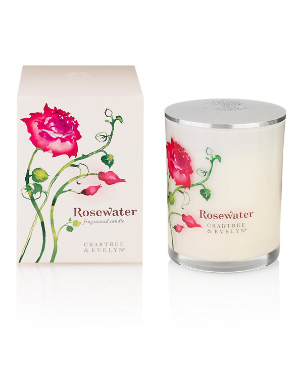 Rosewater Poured Candle 195g Image 1 of 2