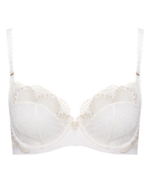 Rosie for Autograph Deco Embroidered Non-Padded B-E Bra Image 2 of 4