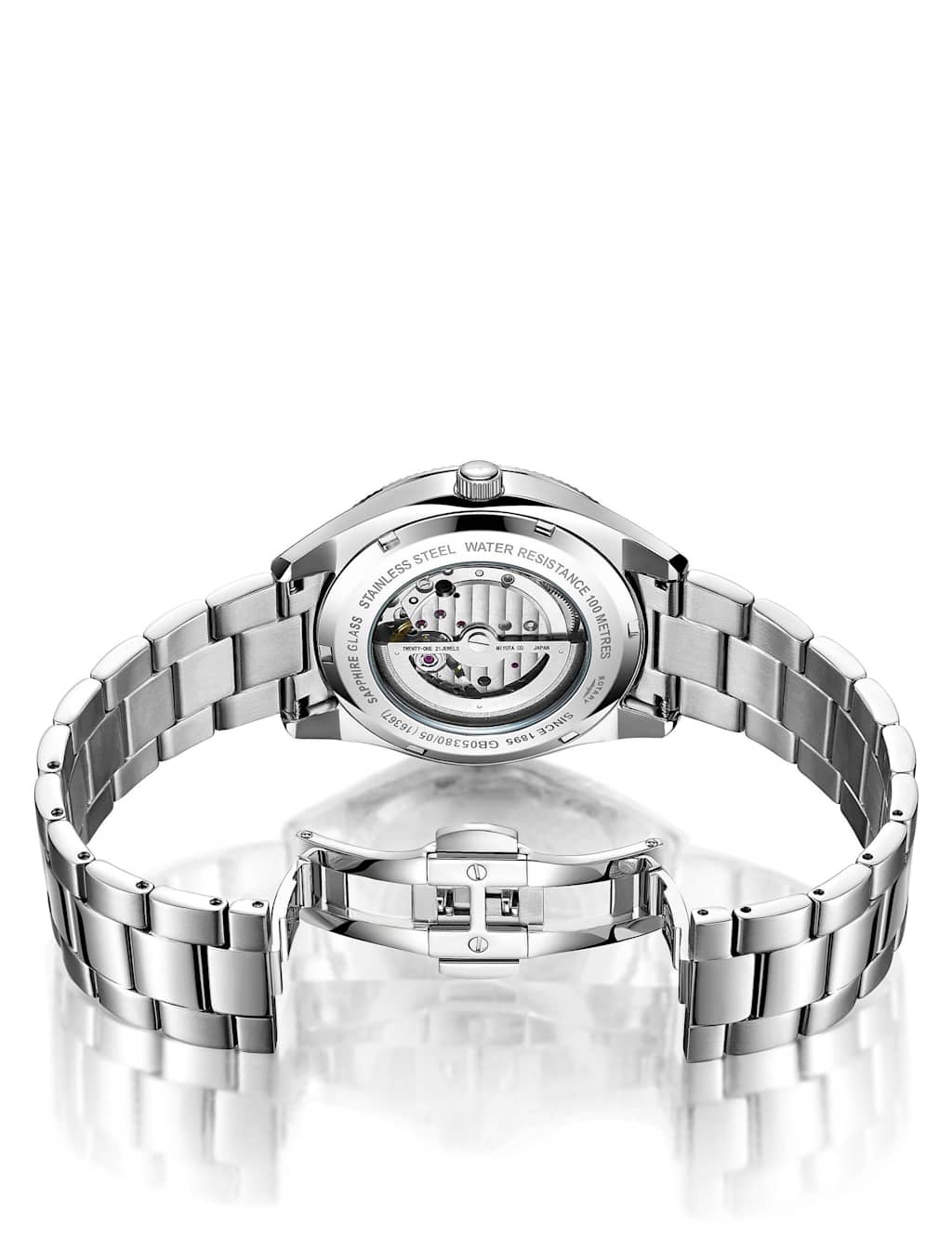 Rotary Henley Day And Date Stainless Steel Watch Rotary M&S