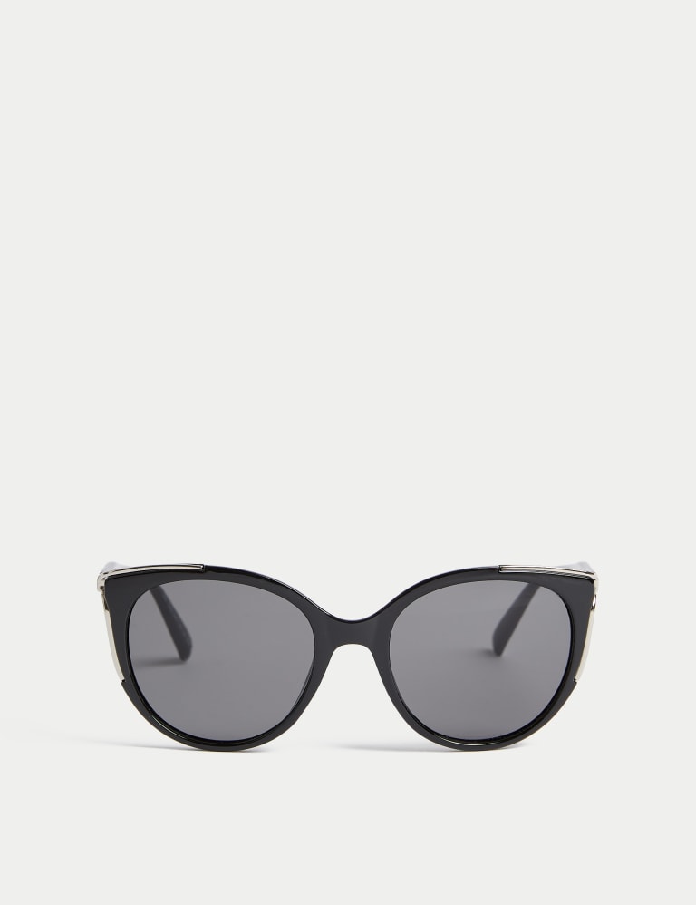 Round cat eye best sale sunglasses