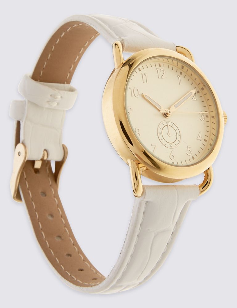 Round Face Curved Shoulder Watch 3 of 3