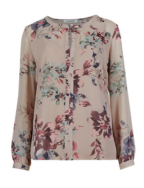Round Neck Floral Blouse Image 2 of 4