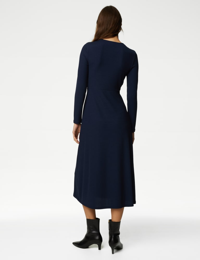 M&s navy dress clearance