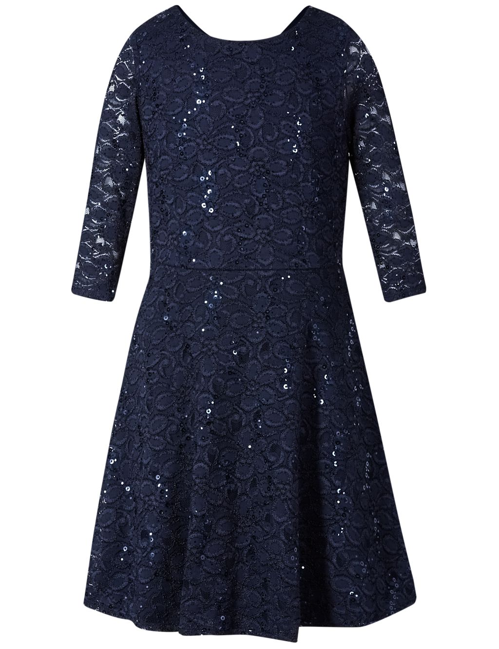 Round Neck Lace Dress (5-14 Years) 4 of 5