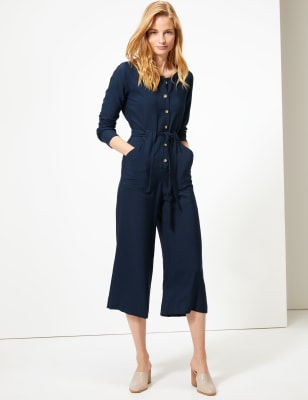 Marks and spencer store navy jumpsuit