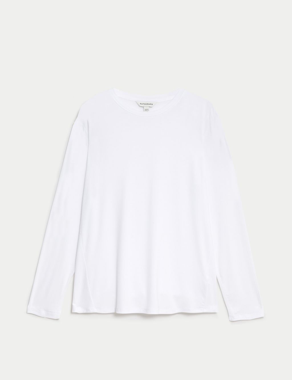 Buy Round Neck Long Sleeve Top | Autograph | M&S