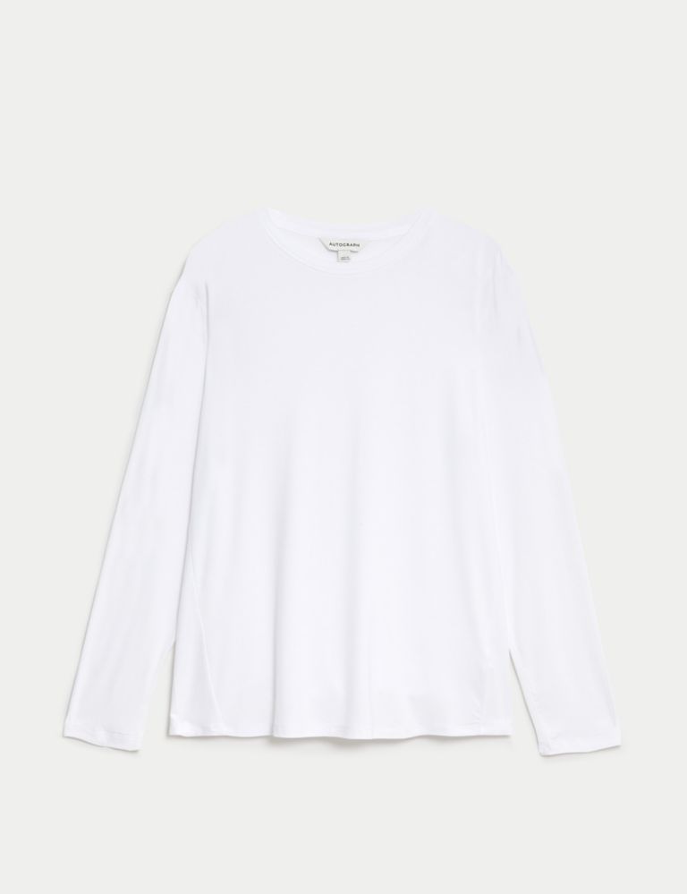 Round Neck Long Sleeve Top | Autograph | M&S