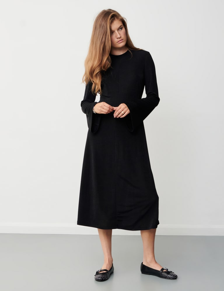Round Neck Midi Skater Dress Finery London M S