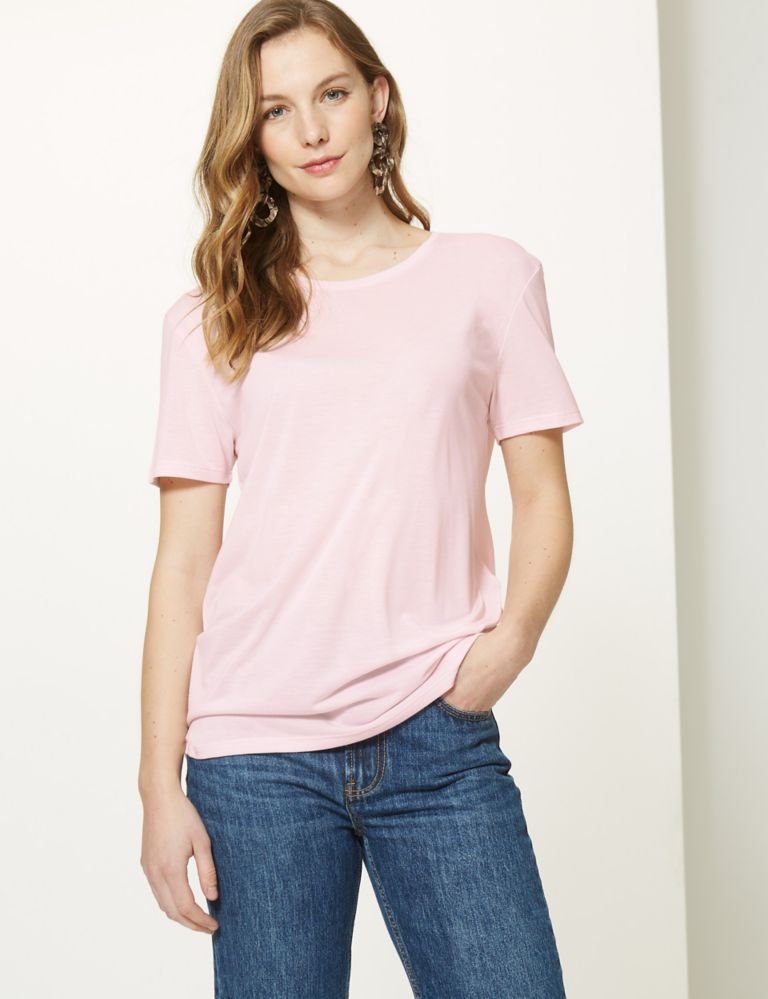 Round Neck Relaxed Fit T-Shirt 1 of 4