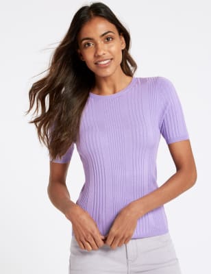 Marks and spencer 2024 ladies short sleeve jumpers