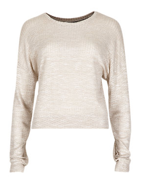 Round Neck Slouch Jumper Image 2 of 4