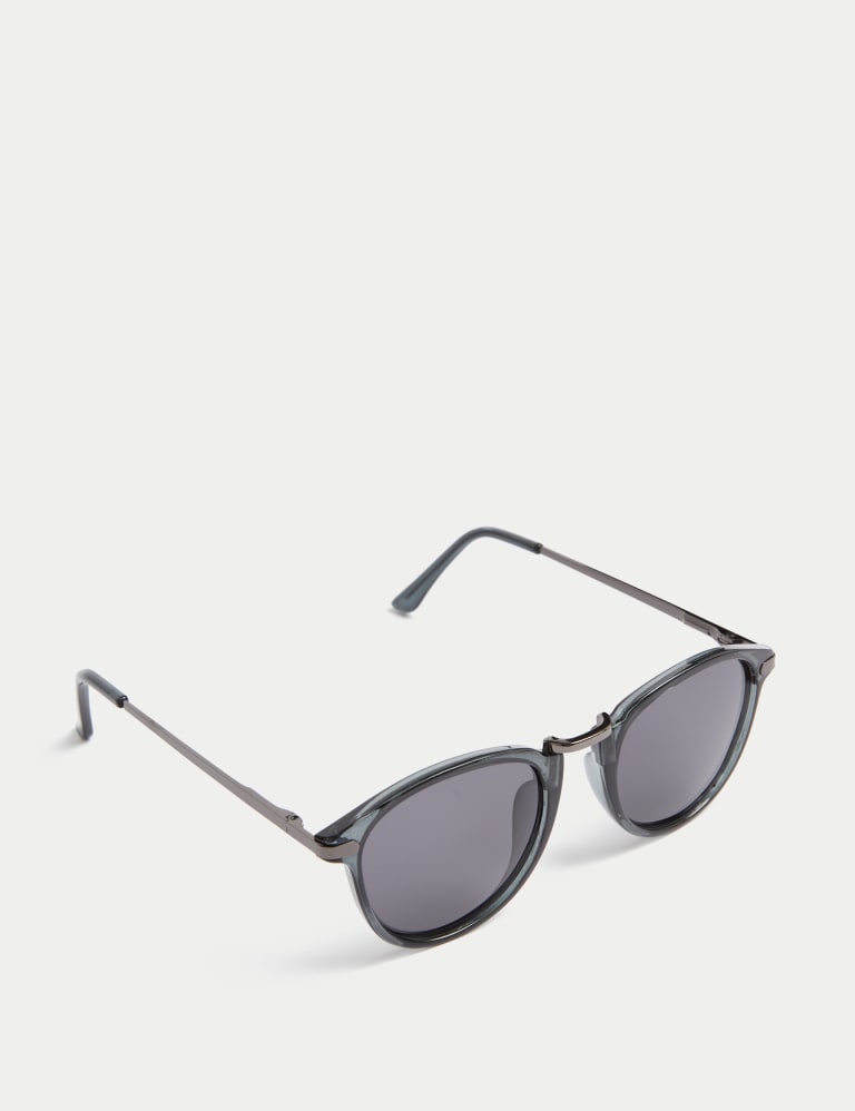 Round Polarised Sunglasses, M&S Collection