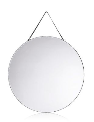 Round Scallop Edge Mirror Image 1 of 2