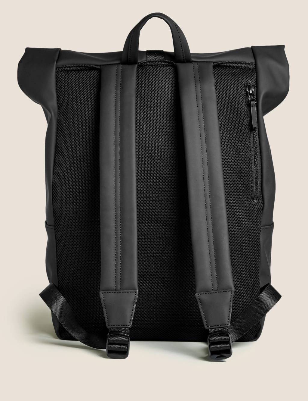 Rubberised Rolltop Backpack M&S Collection M&S
