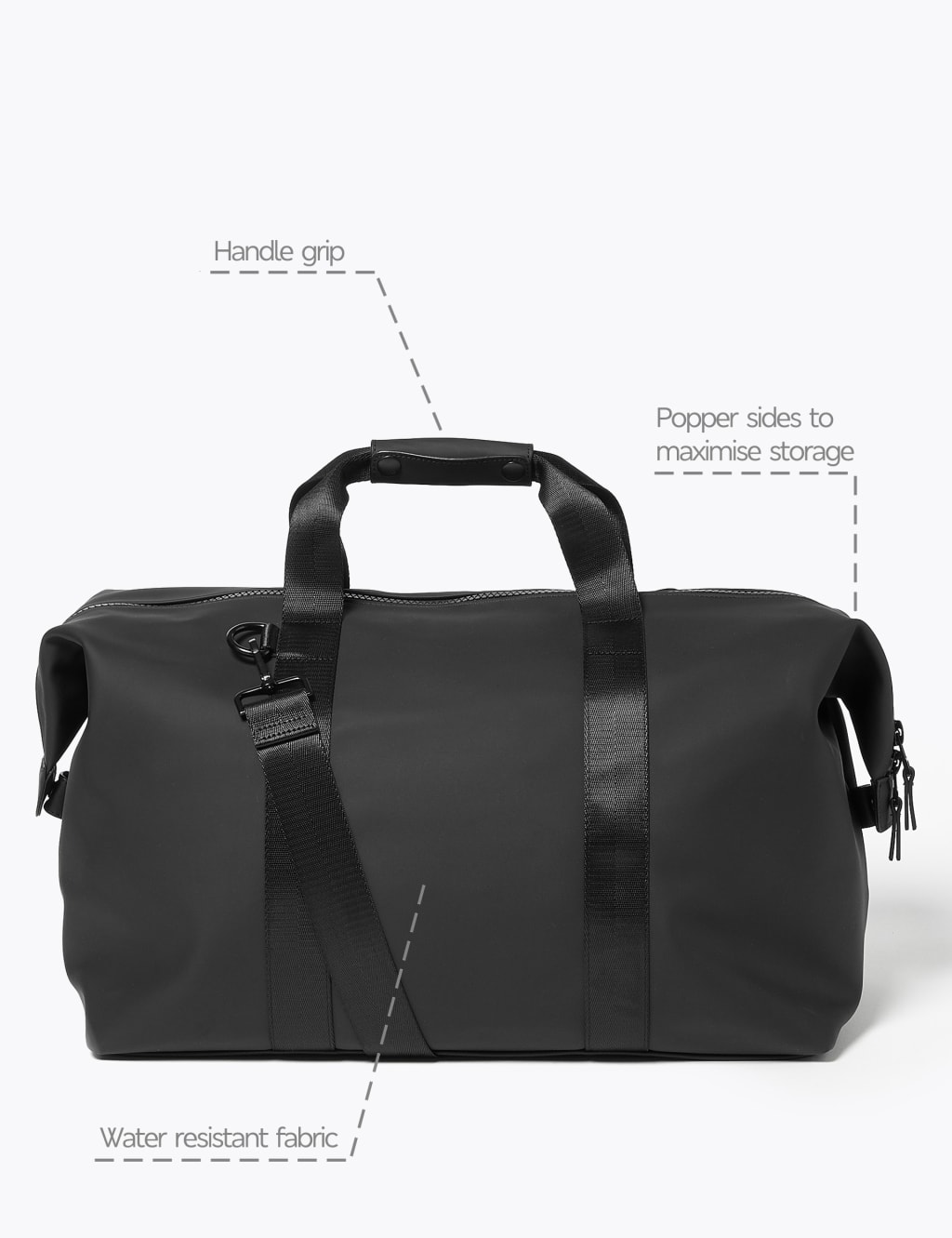 Fabric weekend hot sale bag