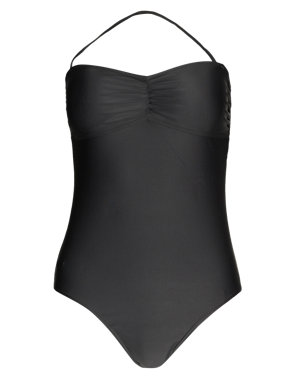 Ruched Bandeau Swimsuit Image 2 of 3
