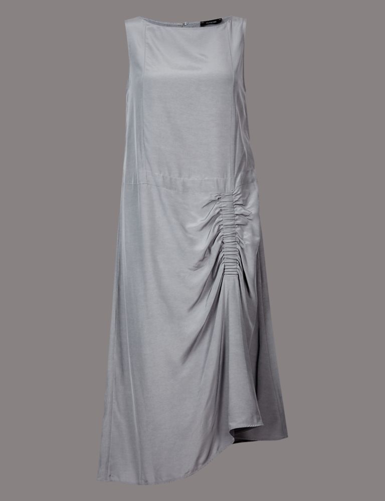 Ruched Front Asymmetric Dress 2 of 4