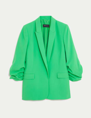 Ruched Sleeve Blazer Image 2 of 8