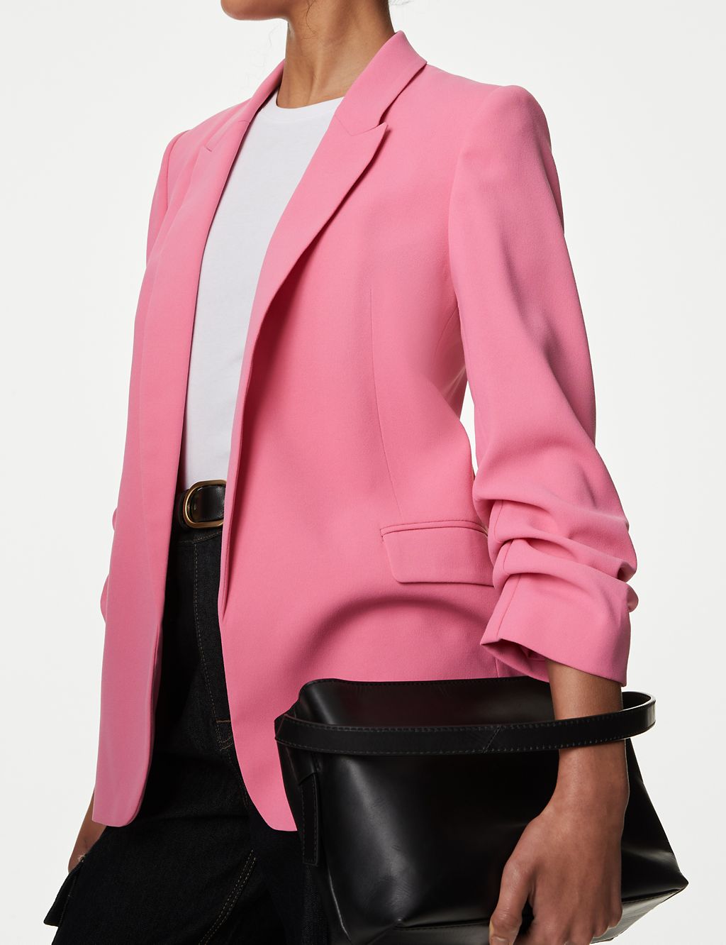 Ruched Sleeve Blazer 4 of 5