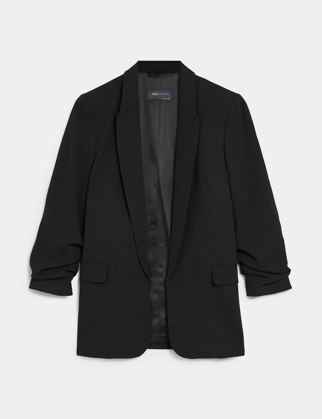 Ruched Sleeve Blazer 1 of 5