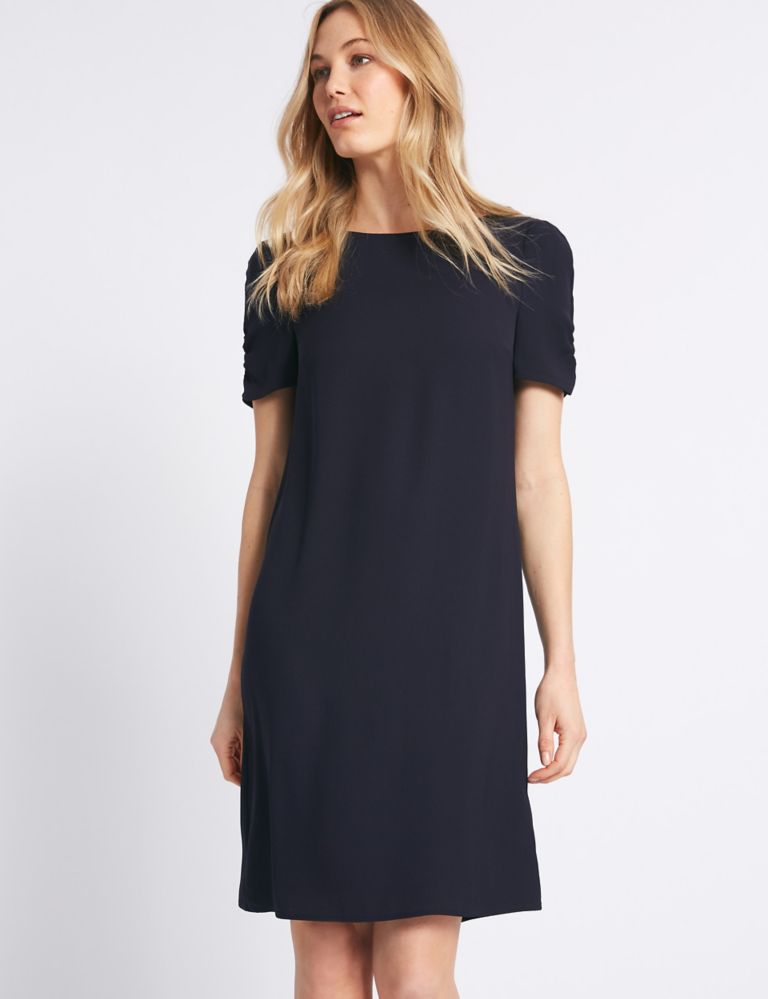 Ruched Sleeve Tunic Dress 4 of 5