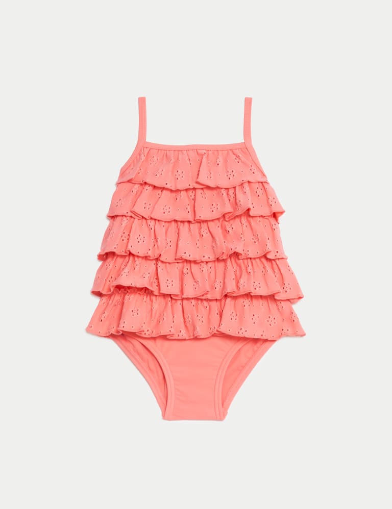 Ruffle Swimsuit (0-3 Yrs) 1 of 3