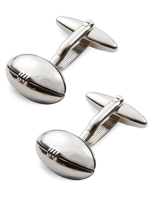 Rugby Ball Cufflinks Image 1 of 1