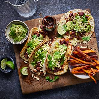 Ultimate Mexican bean tacos