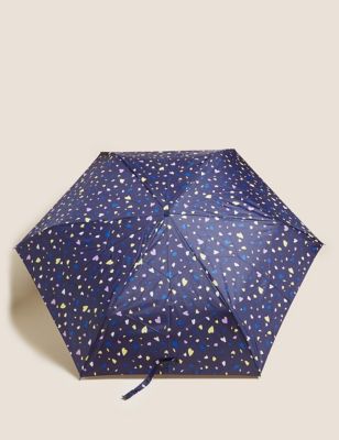 

Womens M&S Collection Printed Stormwear™ Compact Umbrella - Navy Mix, Navy Mix