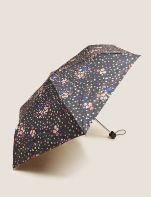 

M&S Collection Paraguas compacto estampado con Stormwear™Womens - Mezcla De Tonos Negros, Mezcla De Tonos Negros