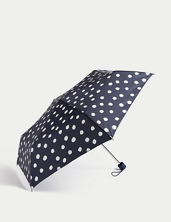 Parapluie compact à pois, doté de la technologie Stormwear™ - LU