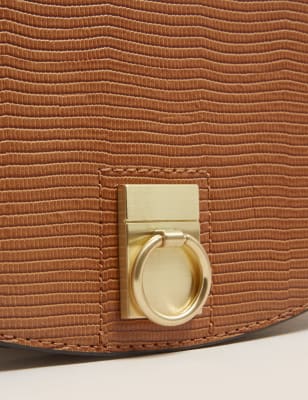 

Womens M&S Collection Satteltasche zum Umhängen aus Kunstleder - Tan, Tan