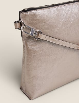

Womens M&S Collection Umhängetasche aus Kunstleder - Metallic, Metallic