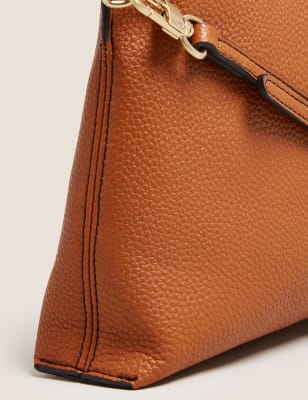 

Womens M&S Collection Faux Leather Cross Body Bag - Tan, Tan