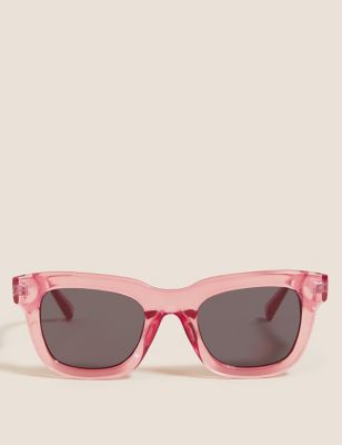 Womens M&S Collection Square Preppy Sunglasses - Pink Mix, Pink Mix