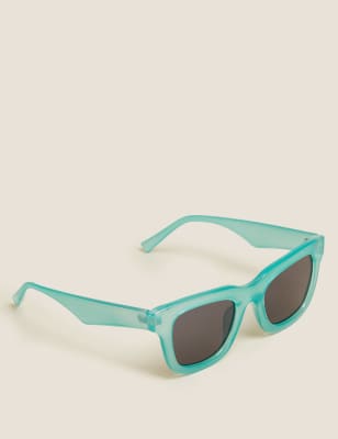 

M&S Collection Gafas de sol chic cuadradasWomens - Verde, Verde
